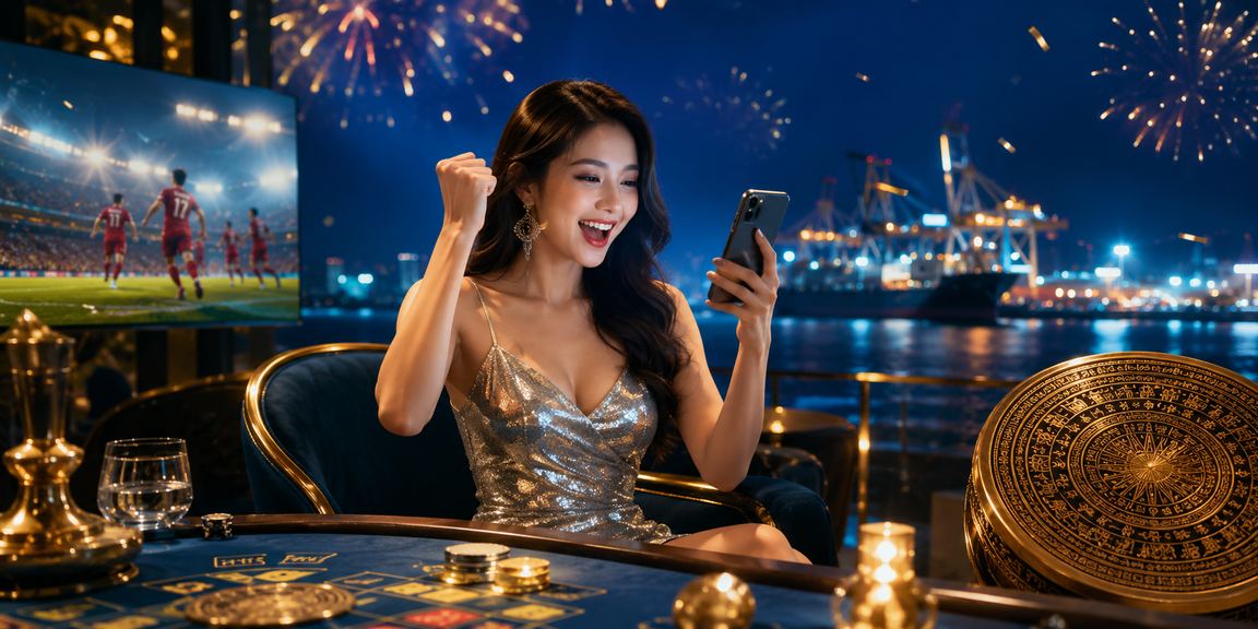 Khung cảnh giải trí có kiểm soát tại một địa điểm casino ở Việt Nam